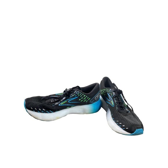 Brooks Glycerin 20 Mens Black/Blue Run Shoes Sneakers Size 10M SKU 8620 - Picture 2 of 14